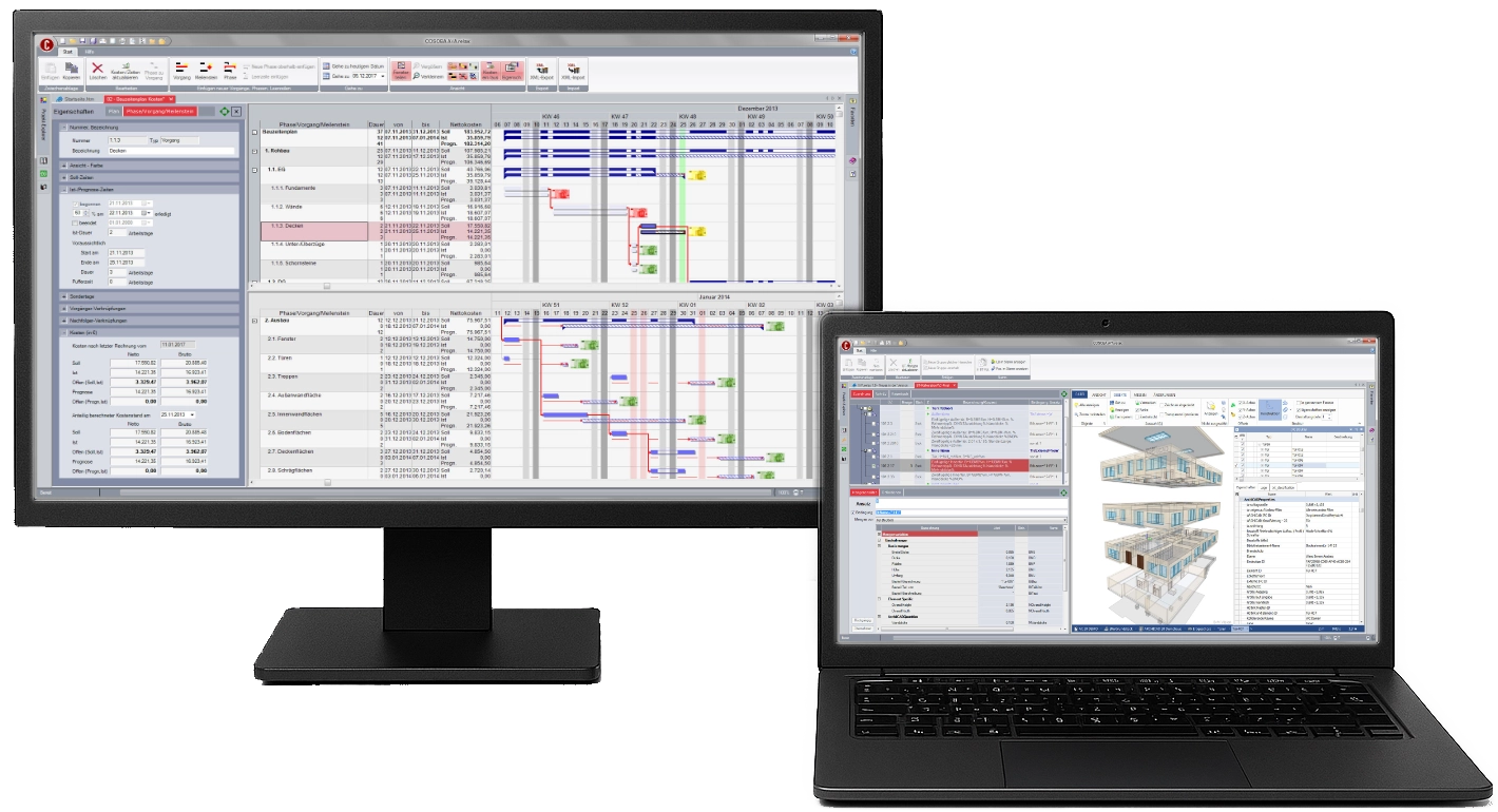 AVA Programm Highlights wie BIM IFC Anbindung