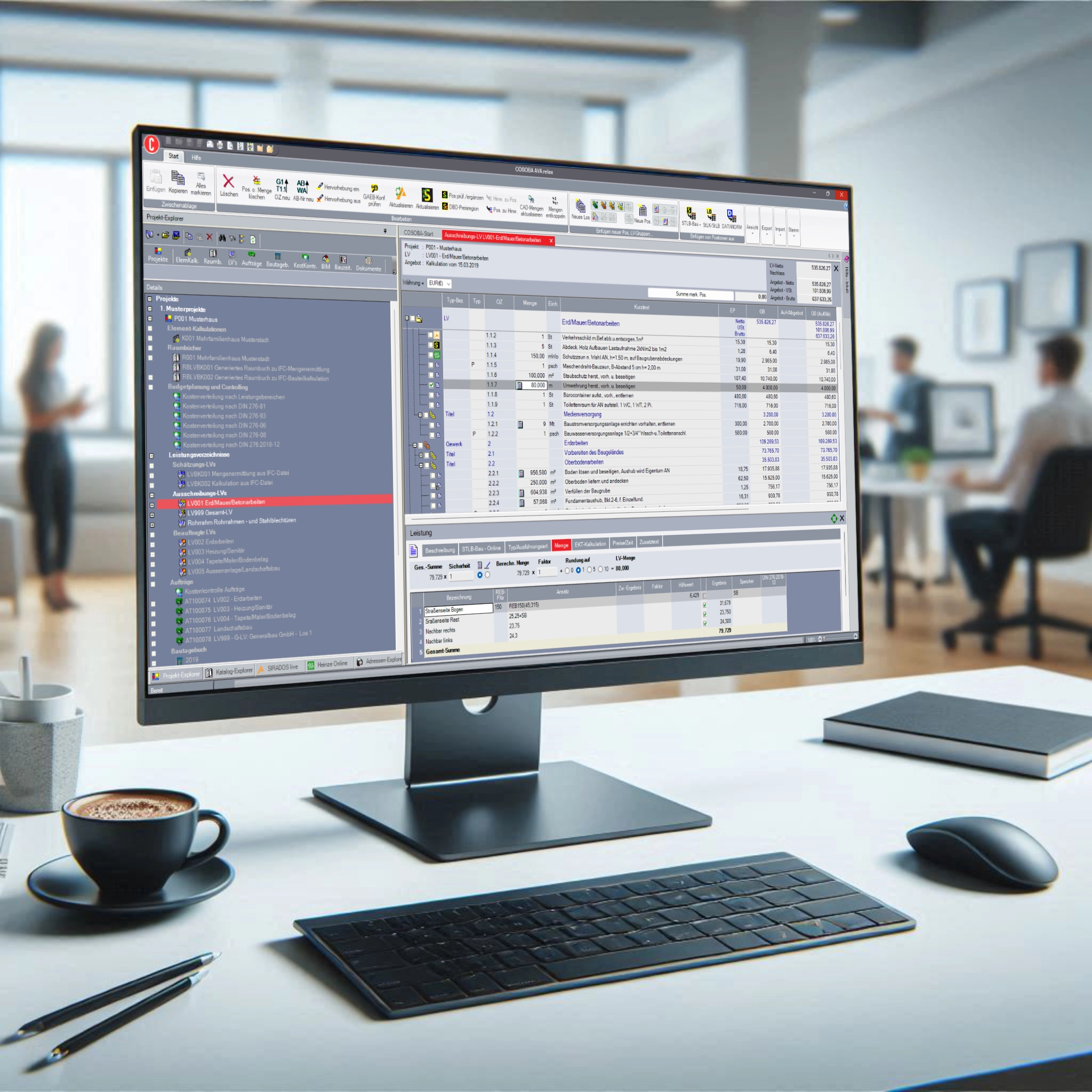 AVA.relax - Unsere innovative AVA-Software für Ausschreibungen, Vergabe und Abrechnungen sowie Bau- und Kostenmanagement