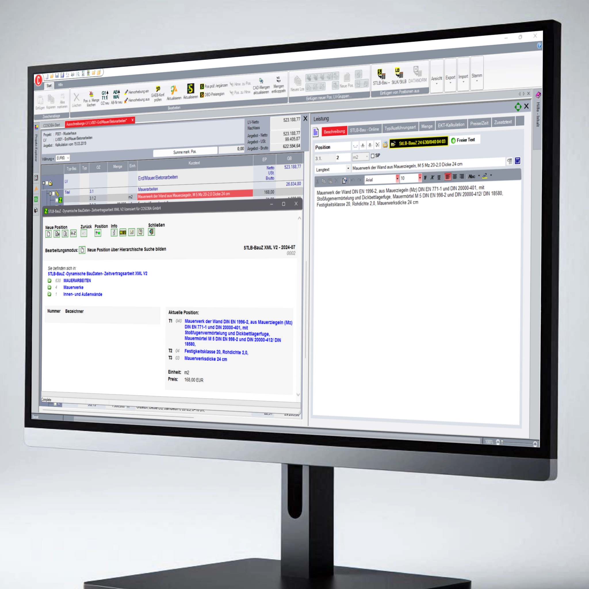 Standardleistungsbuch für das Bauwesen mit Zeitarbeitsverträgen