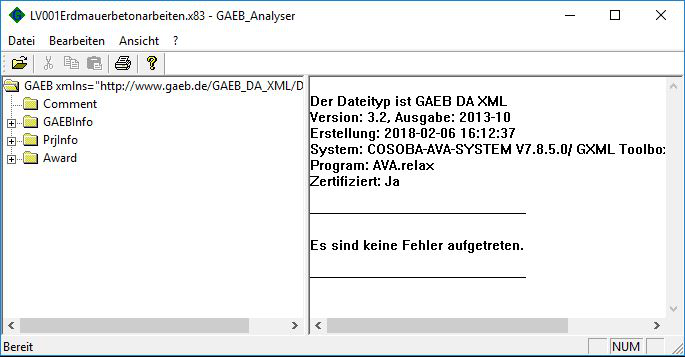 DBD-Online: Dynamische Baudaten